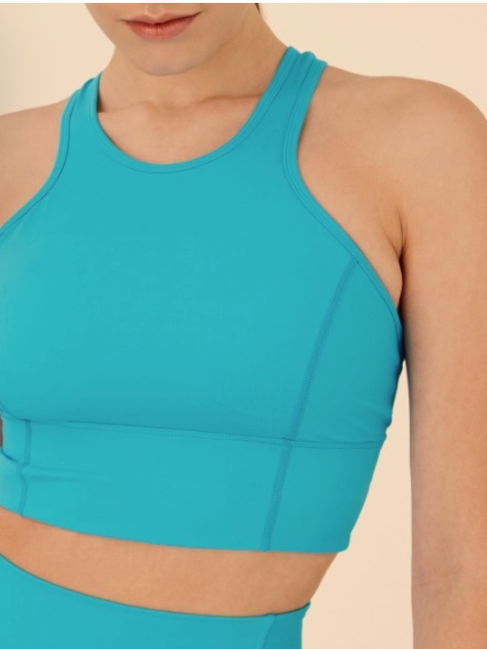 Nike Women's High-Neck Sports Bra in Turquoise